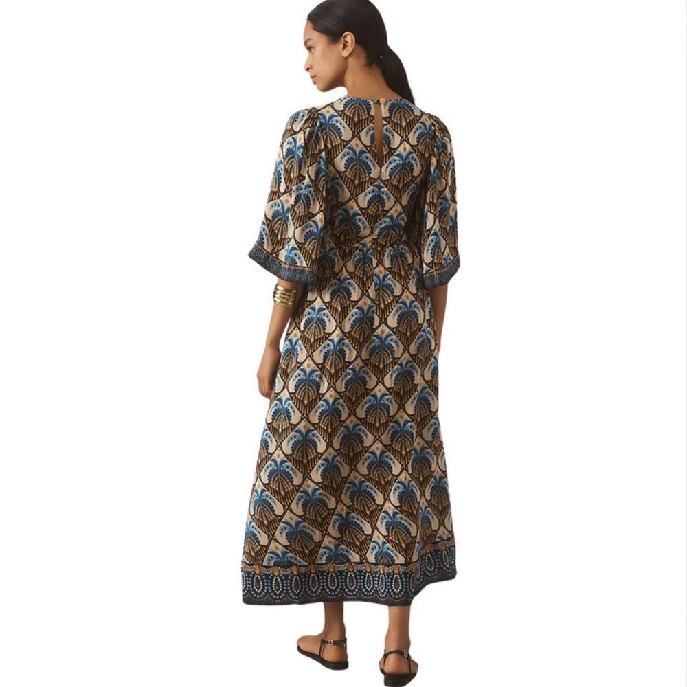 NWT Farm Rio Cocopalm Palm Print Dress - Picture 2 of 8